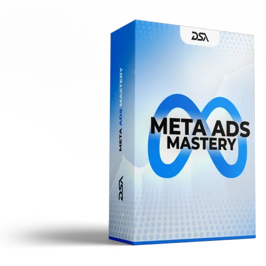 Doos van cursus Meta Ads Mastery